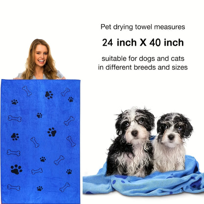 Quick-Drying Microfiber Dog Towel Absorbent Pet Bath Product®