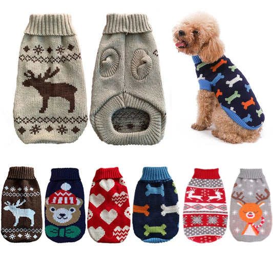 Warm Pet Dog Sweater Winter Dog Clothes®