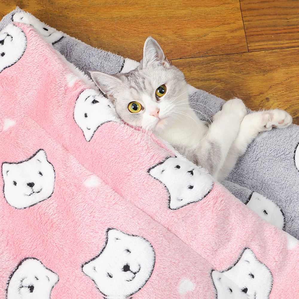 Thicken Cat Mat Breathable Flannel Cat/Dog®
