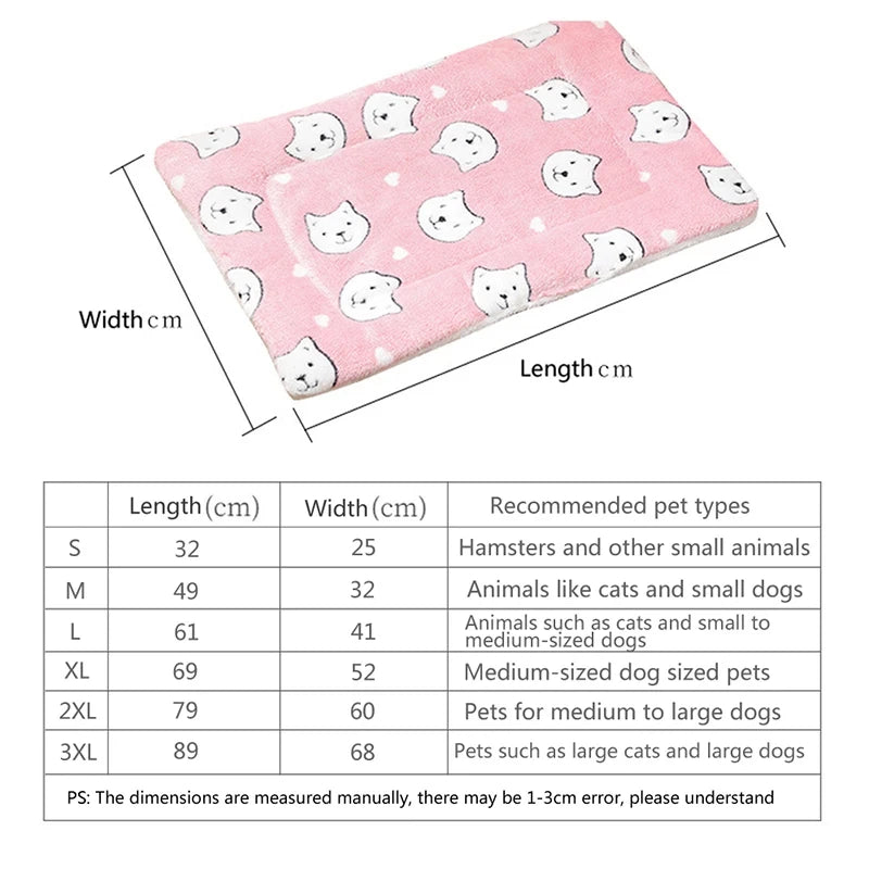 Thicken Cat Mat Breathable Flannel Cat/Dog®
