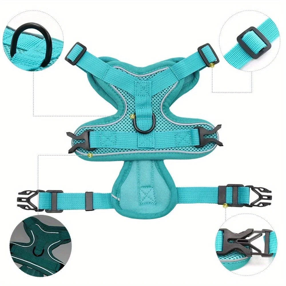 Dog/Cat Harness and Leash Set Adjustable®