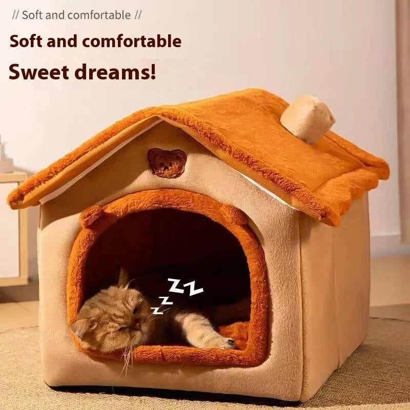 All Season Dog/Cat House Style Bed®