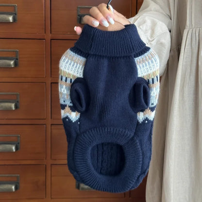 Dog-Cat Black Beige Vintage Sweater Christmas Halloween Day Wear Sweater Pullover®