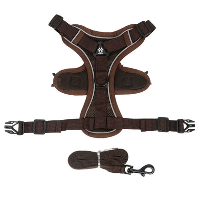 Dog/Cat Harness and Leash Set Adjustable®