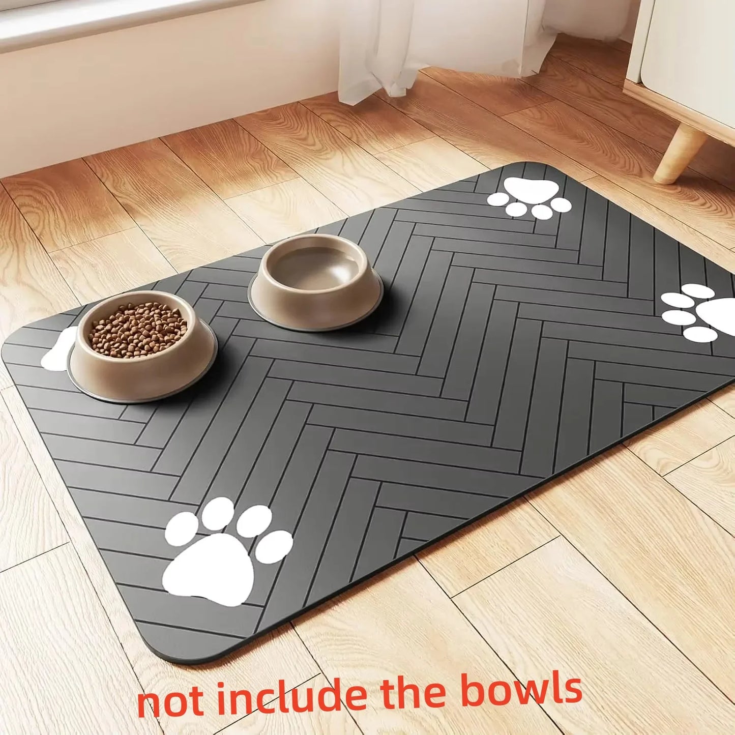 Pet bsorbent Pet Feeding Mat, Waterproof Placemat for Dog & Cat®