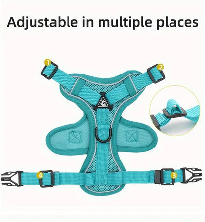 Dog/Cat Harness and Leash Set Adjustable®