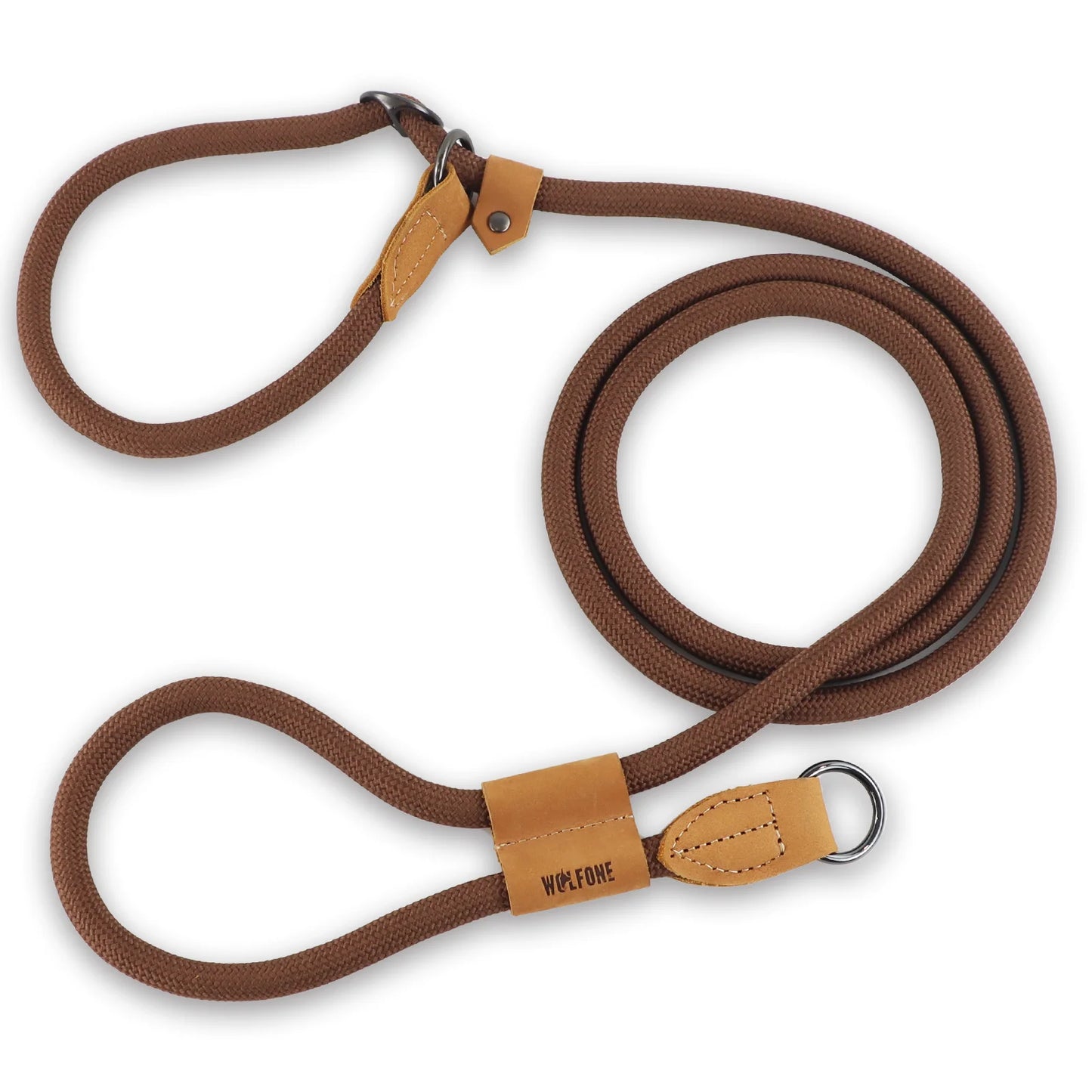 Multi-functional adjustable P-shape dog leash Chain Traction Rope®