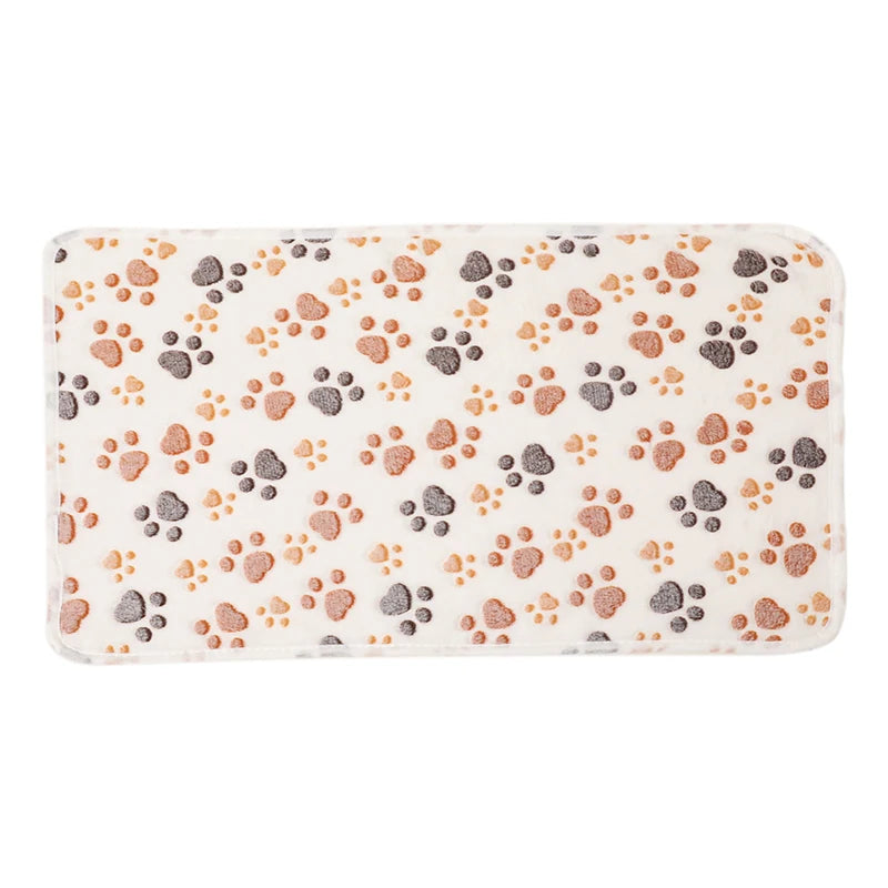 Winter High Quality Soft Fluffy Blanket Cute Dog Cat Paw Print®