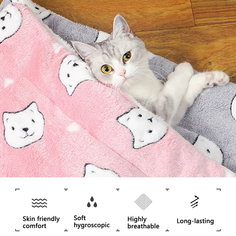 Thicken Cat Mat Breathable Flannel Cat/Dog®
