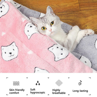 Thicken Cat Mat Breathable Flannel Cat/Dog®