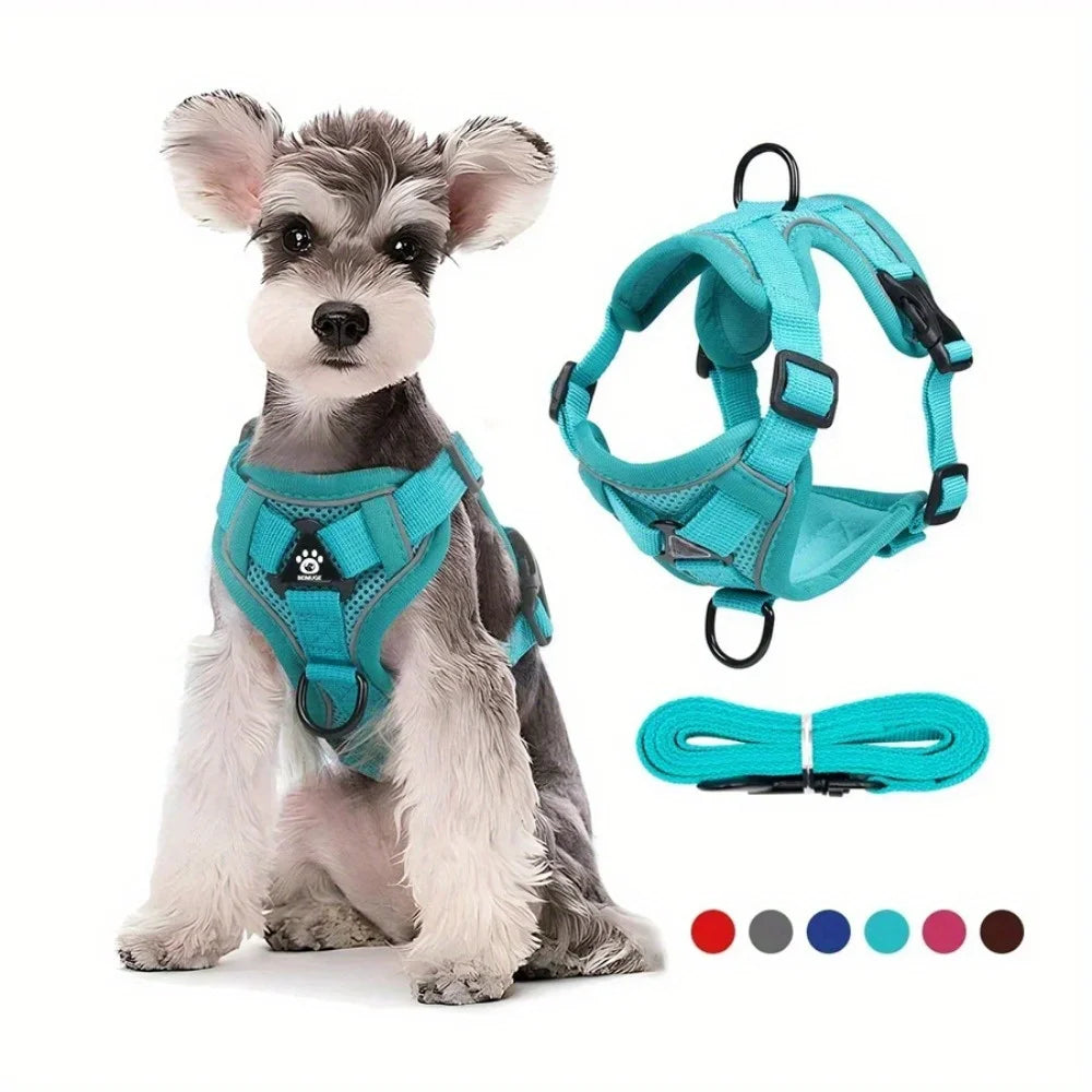 Dog/Cat Harness and Leash Set Adjustable®