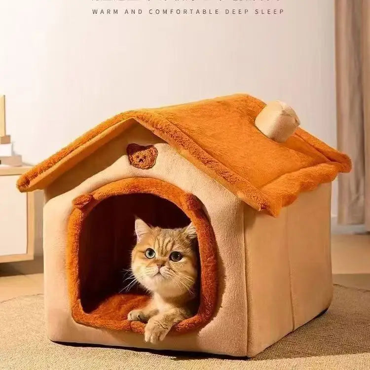 All Season Dog/Cat House Style Bed®