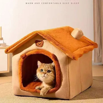 All Season Dog/Cat House Style Bed®