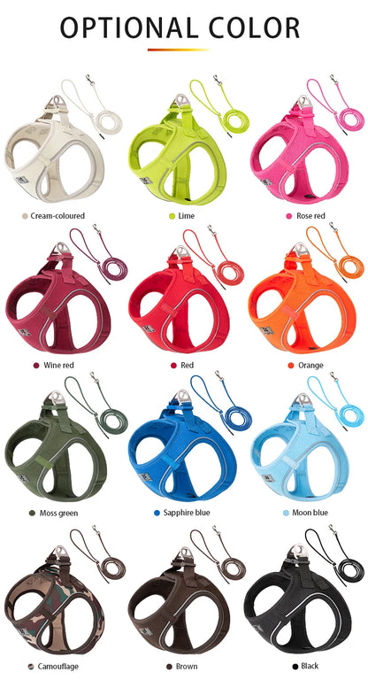 Dog Adjustable Reflective Puppy Cat Harness pet Vest®