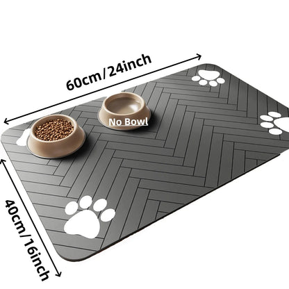 Pet bsorbent Pet Feeding Mat, Waterproof Placemat for Dog & Cat®