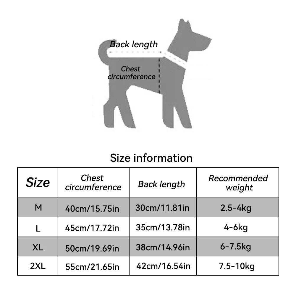Dog Cat Coat Pet Clothes 5-35kg Bichon French Bulldog Clothes Pajamas®