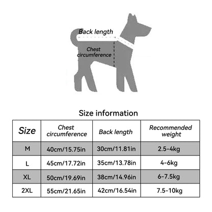 Dog Cat Coat Pet Clothes 5-35kg Bichon French Bulldog Clothes Pajamas®
