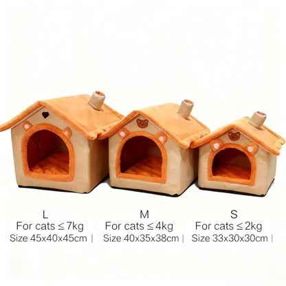 All Season Dog/Cat House Style Bed®