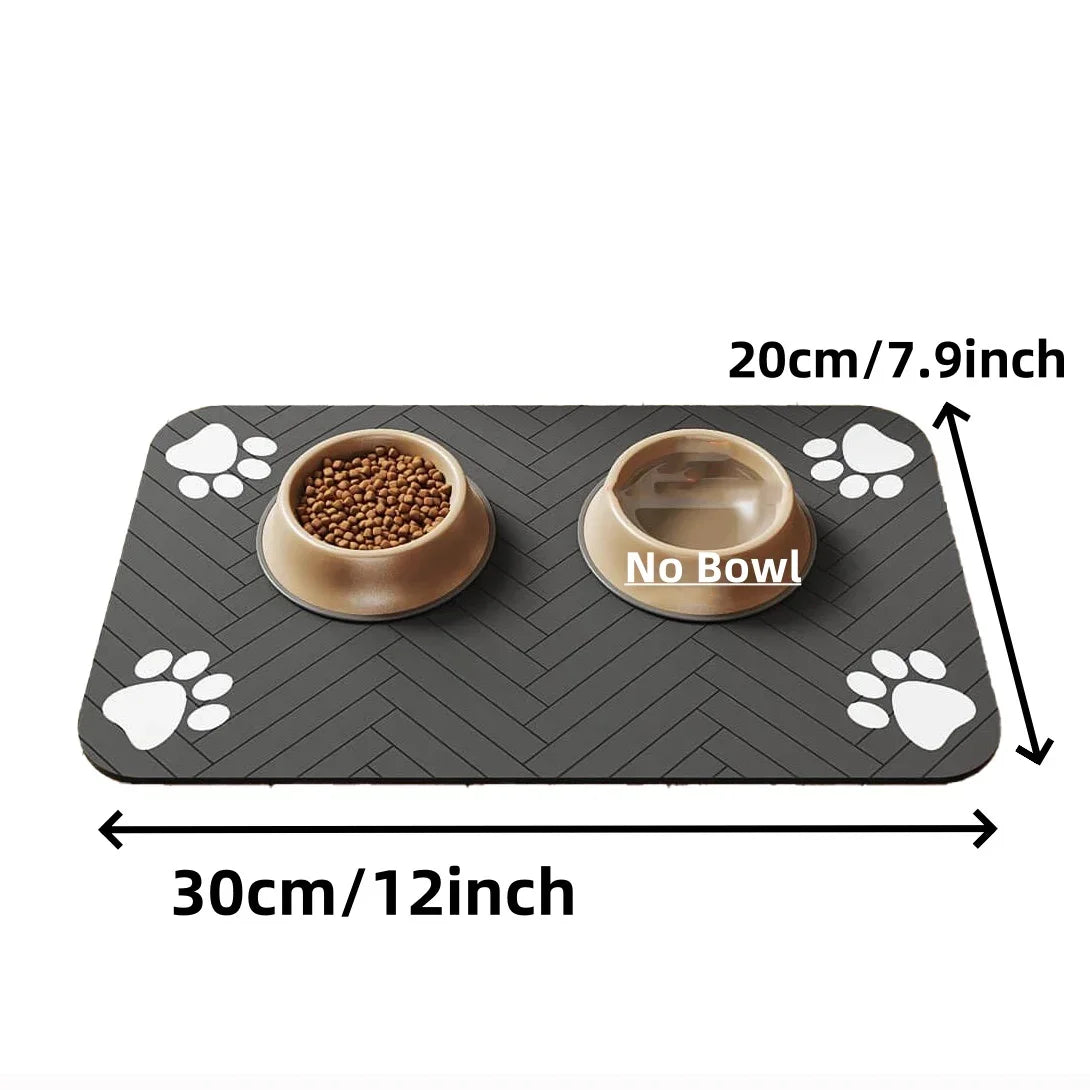 Pet bsorbent Pet Feeding Mat, Waterproof Placemat for Dog & Cat®
