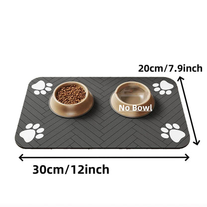 Pet bsorbent Pet Feeding Mat, Waterproof Placemat for Dog & Cat®