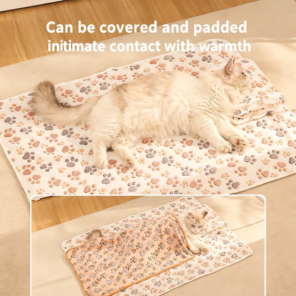 Winter High Quality Soft Fluffy Blanket Cute Dog Cat Paw Print®