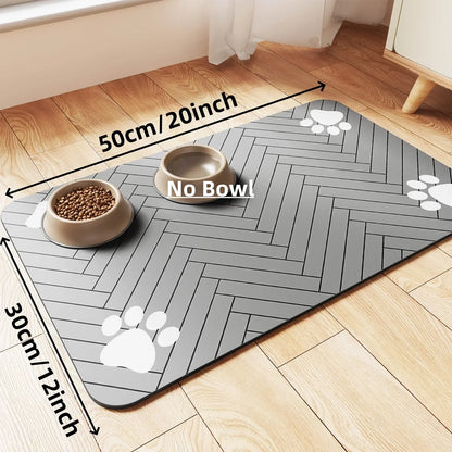 Pet bsorbent Pet Feeding Mat, Waterproof Placemat for Dog & Cat®