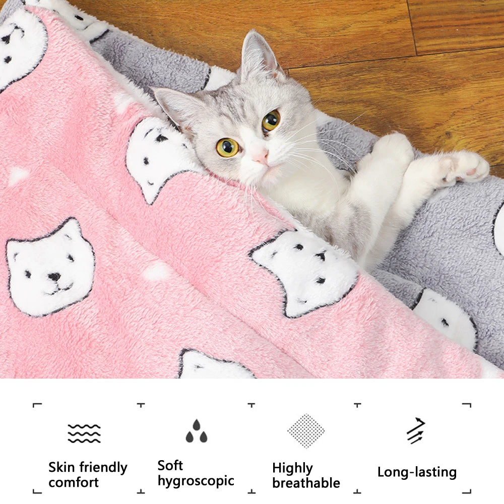 Thicken Cat Mat Breathable Flannel Cat/Dog®