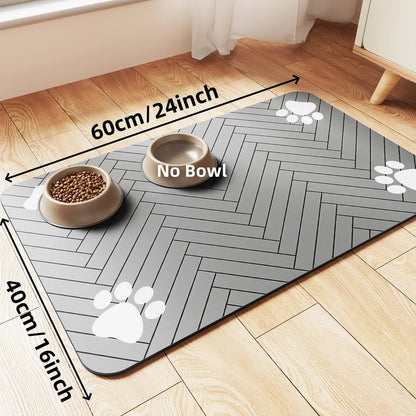 Pet bsorbent Pet Feeding Mat, Waterproof Placemat for Dog & Cat®