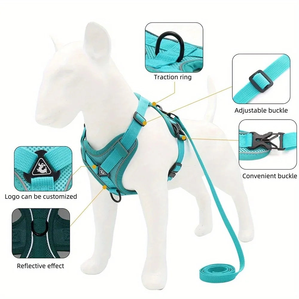 Dog/Cat Harness and Leash Set Adjustable®