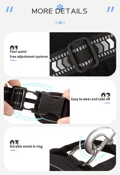 Harness Adjustable for Small Medium Large Dogs Outdoor Walking®