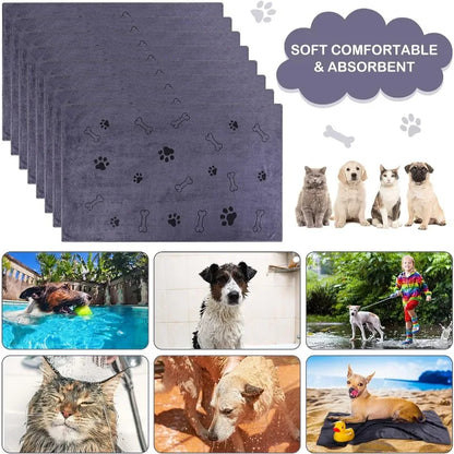 Quick-Drying Microfiber Dog Towel Absorbent Pet Bath Product®