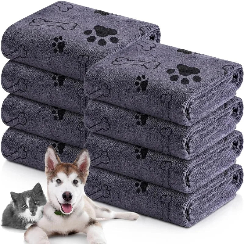 Quick-Drying Microfiber Dog Towel Absorbent Pet Bath Product®
