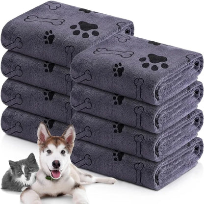 Quick-Drying Microfiber Dog Towel Absorbent Pet Bath Product®
