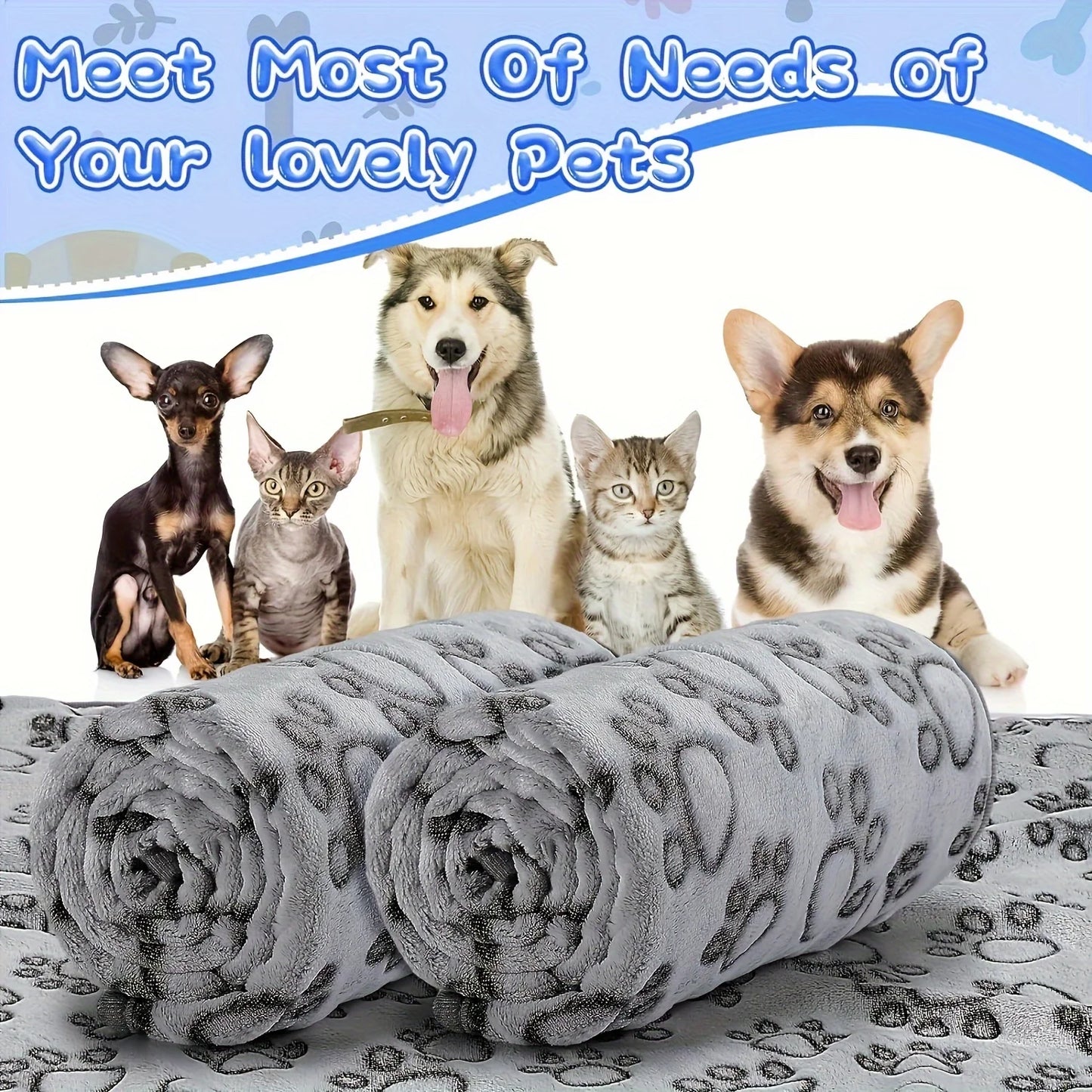 Soft Fluffy High Quality Pet Blanket Cute Cartoon®