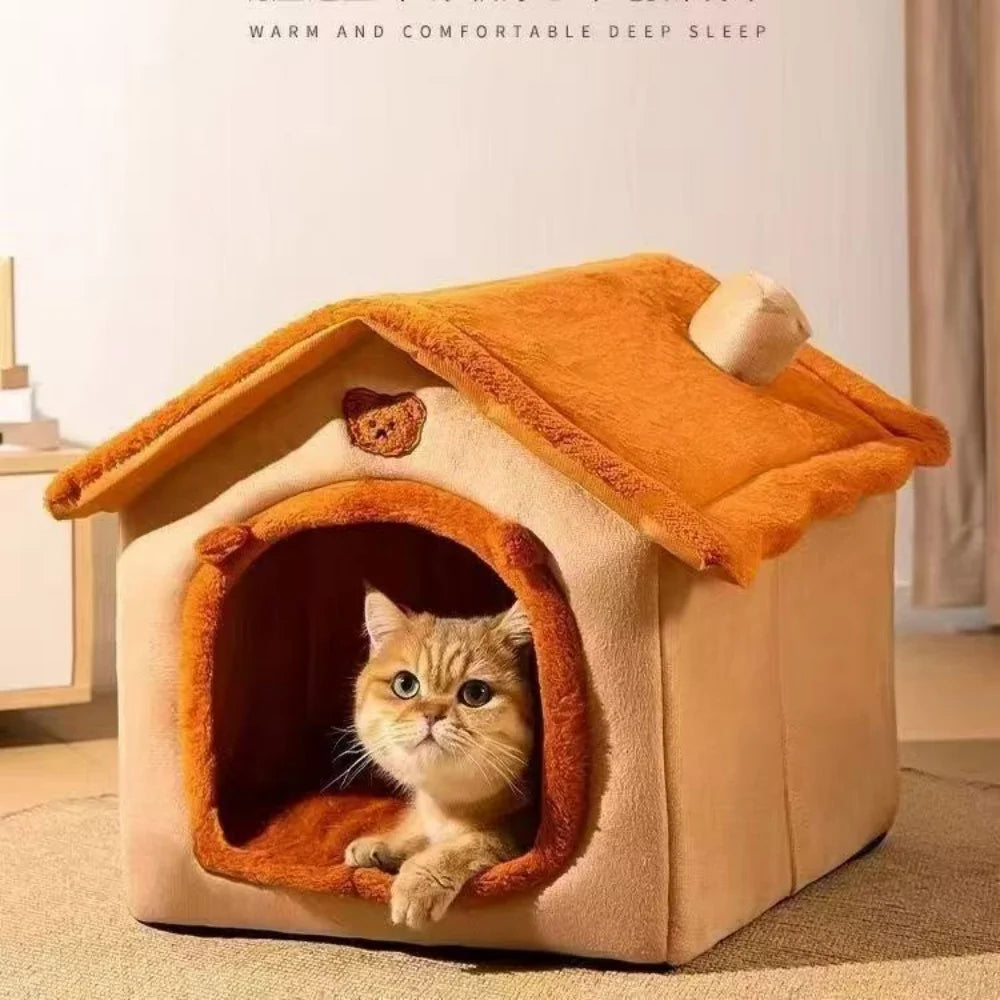 All Season Dog/Cat House Style Bed®