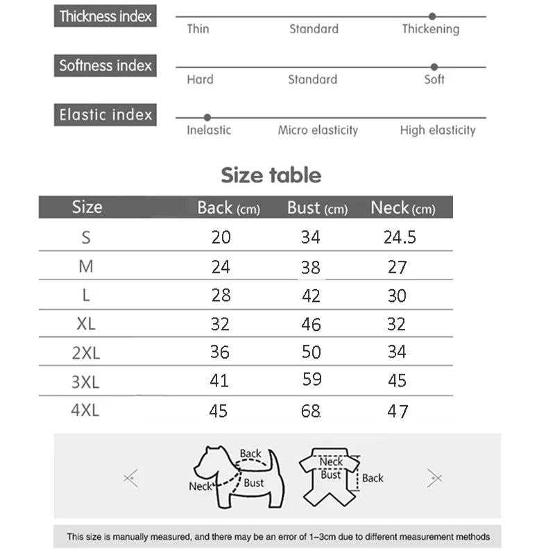 Large Pet Dog Jacket With Harness Winter Warm Dog Clothes®